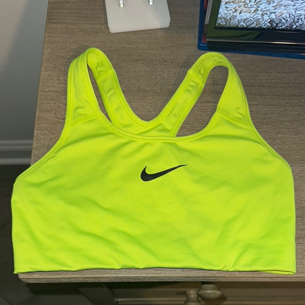Nike Women's Bright Yellow Sports Bra